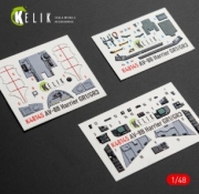 [사전 예약] K48145 1/48 AV-8B Harrier - interior 3D decals for Hasegawa kit (1/48) Hasegawa