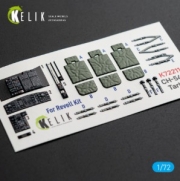 [사전 예약] K72211 1/72 CH-54A Tarhe - interior 3D decals for Revell kit (1/72) Revell