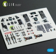 [사전 예약] K72218 1/72 F-14B Tomcat - interior 3D decals for HobbyBoss kit (1/72) HobbyBoss