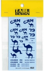 [사전 예약] TABU12017R 1/12 FW14B Option  for TAMIYA TABU DESIGN【Decal】