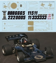 [사전 예약] TBD544 1/8 DECALS F1 LOTUS 72D 1972 1973 FULL JPS DECAL TBD544