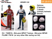 GF-20-012 1/20 Driver late 80s / early 90s McLaren & Williams Senna