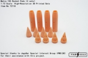 [사전 예약] Fa72118 1/72 Matra 155 Rocket Pods（4 sets）