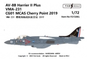[사전 예약] FD72081 1/72 AV-8B+ VMA-231 2019