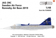 [사전 예약] FD48095 1/48 JAS-39C Sweden Air Force   Ronneby Air Base 2019