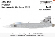 [사전 예약] FD48093 1/48 JAS-39C HUNAF  Kecskem&eacute;t Air Base 2025