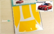 [사전 예약] ZD249 1/24 Window painting masks - Mitsubishi Lancer Evolution VIII