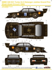 [사전 예약] SK24233 1/24 BMW 320 E21 Turbo Gr.5 Selangor Jubilee Grand Prix Shah Alam Circuit 1985 JPS BMW Team