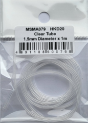 [사전 예약] MSMA079 Clear tube 1.5mm diameter x 1m