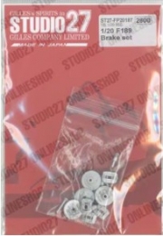 [사전 예약] ST27-FP20187 1/20 F189(640) Brake set for Tamiya