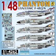 DXM51-4262 1/48 USN/USMC F-4B/J/N Phantom Collection 5