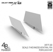 [사전 예약] FG48024 1/48 IAF F-16I Scale-Thickness Ventral Fin FOR G.W.H KIT