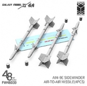 [사전 예약] FW48039 1/48 AIM-9E SIDEWINDER AIR-TO-AIR MISSILE(4PCS)