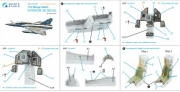 [사전 예약] QD+72247 1/72 Mirage 2000D 3D-Printed & coloured Interior on decal paper (Modelsvit) (with 3D-printed resin part)