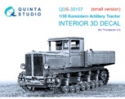 [사전 예약] QDS+35157 1/35 Komintern Artillery Tractor 3D-Printed & coloured Interior on decal paper (Trumpeter) (Small version)