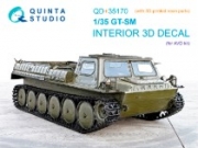 [사전 예약] QD+35170 1/35 GT-SM 3D-Printed & coloured Interior on decal paper (AVD) (with 3D-printed resin parts)