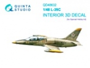 [사전 예약] QD48632 1/48 L-39C 3D-Printed & coloured Interior on decal paper (Special Hobby)
