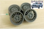 [사전 예약] ZR153  1/24 15'' Audi Quattro OEM rim set 84'-87'
