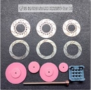 [사전 예약] D022 1/12 Kawasaki KR250 Brake Disc set