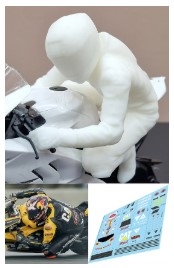 [사전 예약] TBM32 1/12 Pilot Figure for Ducati Panigale V4R CAT Miller SBK 2022
