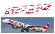 [사전 예약] TBD1150 1/144 Decals for Airbus A350 - 900 Swiss Wanderlust Livery