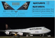 [사전 예약] TBD562 1/144 DECALS BOEING 747 - 400 IRON MAIDEN TOUR DECAL