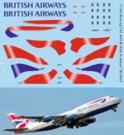 [사전 예약] TBD803 1/144 DECALS BOEING 747 - 400 British Airways
