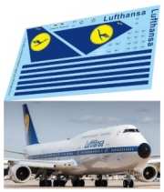 [사전 예약] TBD1137 1/144 Decals for Boeing 747-800 Lufthansa Retro