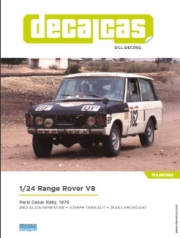 [사전 예약] DCL-DEC092 1/24 Range Rover V8 sponsored by BP - Paris Dakar Rally 1979