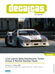 [사전 예약] DCL-DEC108 1/24 Lancia Beta Montecarlo Turbo Group 5 Team Martini Racing - 24 Hours Le Mans 1981 for Heller ESCI