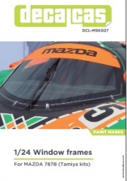 [사전 예약] DCL-MSK027 Masks for 1/24 scale models: Mazda 787B