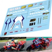 [사전 예약] TBD1098 1/9 Decals for Honda CBR 1000RR-R SBK 2020 Bautista Haslam TBD1098