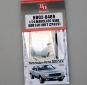 [사전 예약] HD02-0489 1/24 Mercedes-Benz 500 SEC For T (24029)（PE+Resin）