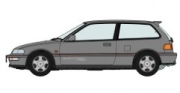 [사전 예약-3월] HSG20809 1/24 Honda Civic SiR (EF9) (1989)