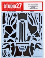 [사전 예약] ST27-CD12005 1/12 Honda RC213V 2014 Carbon decal