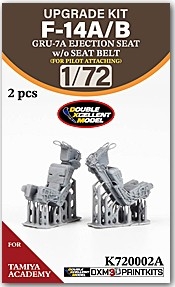 [사전 예약] DXM-K720002A 1/72 F-14A/B GRU-7A Ejection seat w/o Seatbelts(Tamiya/Academy)