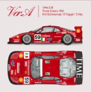 [너무 빨리 마감되서 취소 가능성이 있습니다] K863 1/12 F40 GTE 1996 LM 24hours Team Ennea SRL #59 R.Donovan/P.Nappi/T.Ota