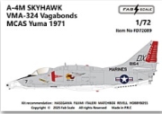 [사전 예약] FD72089 1/72 A-4M VMA-324 Vagabonds MCAS Yuma 1971