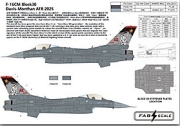 [사전 예약] FD72110 1/72 F-16CM Blk 30 162nd FW Davis-Monthan（Photo-etched Parts Included）