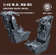 [사전 예약] 4834 1/48 M.B Mkh5 Ejection seat-air force (2pcs)