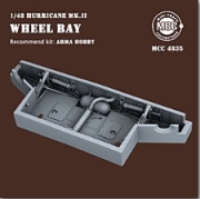 [사전 예약] 4835 1/48 Hurricane Mk.II Wheel bay (Recommended Kit : Hobby)