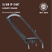 [사전 예약] 4836 1/48 Canopy frame of single seat F-16 (Recommended Kit : Tamiya)