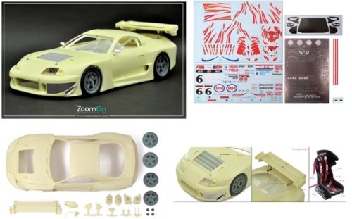 [사전 예약] Z219 1/24 Tiger Toyota Supra JGTC 98&rsquo; part set Designed for Tamiya 1/24 kit.