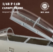 [사전 예약] 4840 1/48 F-14D canopy frame (Recommended Kit : Tamiya)