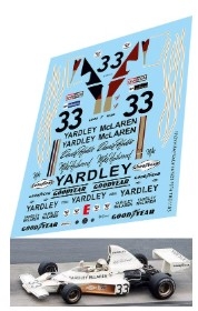 [사전 예약] TBD1193 1/12 Decals for McLaren M23 Yardley 1974 Tamiya TBDecal TBD1193