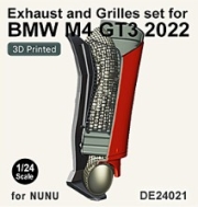 [사전 예약] DE24021 1/24 Exhaust & Grille set for M4 GT3