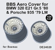[사전 예약] DE24020 1/24 BBS Aero Cover for BMW E21 Gr.5 '80 & Porsche 935 '79 LM for Beemax
