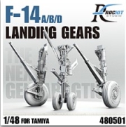 [사전 예약] 480501T 1/48 F-14 A/B/D Next-Gen landing gears (for TAMIYA)