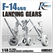 [사전 예약] 480502T 1/48 F-14 A/B/D Next-Gen landing gears  catapult launch configuration (for TAMIYA)