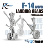 [사전 예약] 720101F 1/72 F-14 A/B/D Landing gears for Finemolds
